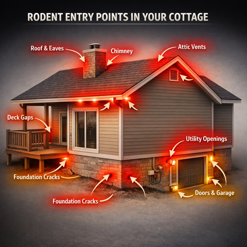 Where Rodents Enter Your Cottage (And How to Stop Them)